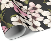 花柄ベビーの息の花 ラッピングペーパー (ロールコーナー)