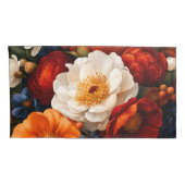 花柄ペアキング 枕カバー (裏面-右)