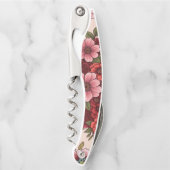 花柄ボトル透かし ソムリエナイフ (正面)