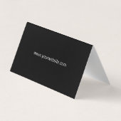 花柄マイク 名刺 (裏面)