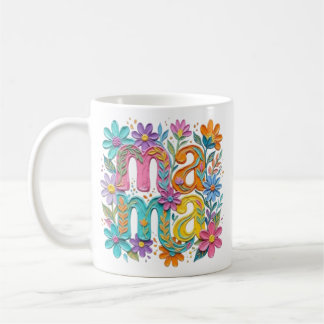 花柄マグカップ, かわいいママのマグカップ, ピンクの花のマグカップ コーヒーマグカップ