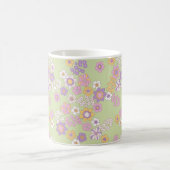 花柄マグカップ コーヒーマグカップ (中央)