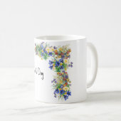 花柄マグカップ コーヒーマグカップ (正面右)