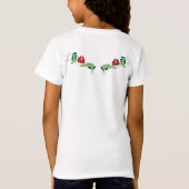 花柄マーチョ刺繍 Tシャツ (裏面)