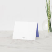 花柄ミシン感謝カード サンキューカード (裏面)