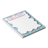 花柄メモ帳を取る ノートパッド (アングル)