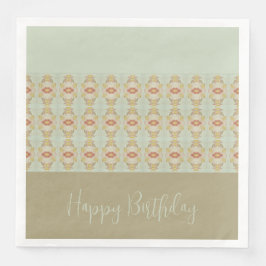 花柄モダンアクセント付きデザイナー