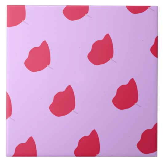 花柄モダンセラミックタイル タイル (正面)