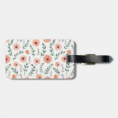 花柄ラゲッジタグ ラゲッジタグ (裏面横)