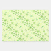 花柄ラッピング紙シート ラッピングペーパーシート (正面)