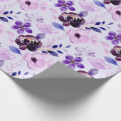 花柄ラッピング紙 ラッピングペーパー (角)