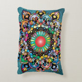 花柄ロイヤリティ アクセントクッション (裏面(縦))