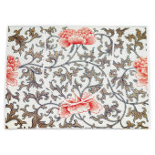 花柄中国の抱き枕 ラージペーパーバッグ (正面)