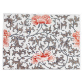 花柄中国の抱き枕 ラージペーパーバッグ (裏面)