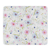 花柄切断板 カッティングボード (正面)