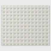 花柄包み紙 ラッピングペーパー (フラット)