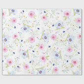 花柄包装紙 ラッピングペーパー (フラット)