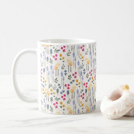 花柄春フローラクラシック コーヒーマグカップ