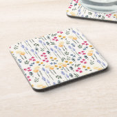 花柄春フローラ懸命プラスチック コースター (左側)