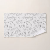 花柄春フローラ バスタオルセット (ハンドタオル)