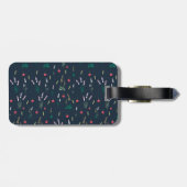 花柄春フローラ ラゲッジタグ (裏面横)