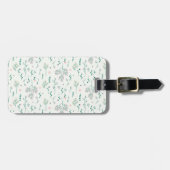 花柄春フローラ ラゲッジタグ (正面横)