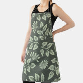 花柄春緑 エプロン (インサイチュ)