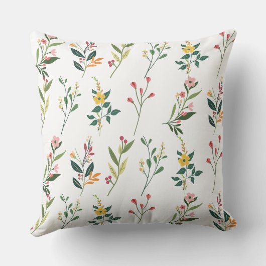 花柄春 クッション (裏面)