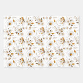 花柄植物デザインのラッピングペーパーシート ラッピングペーパーシート (正面)