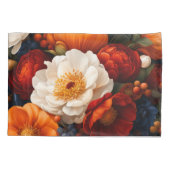 花柄独身の標準 枕カバー (裏面)