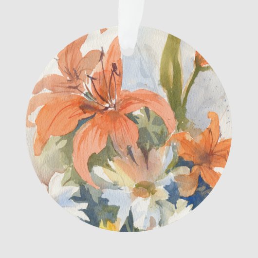 花柄第6 オーナメント (正面)