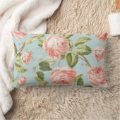 花柄腰枕 ランバークッション (ブランケット)