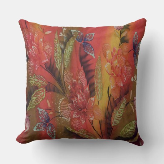 花柄装飾用クッション クッション (正面)