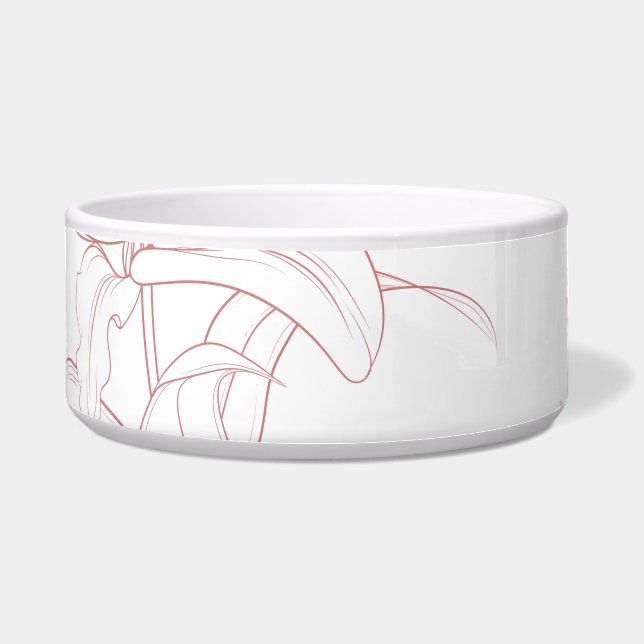 花柄10 ボウル (正面)