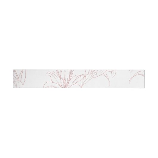 花柄10 ラップアラウンドラベル (単一)