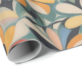 花柄11 |折り返し紙 ラッピングペーパー (ロールコーナー)