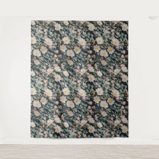 花柄13タペストリー タペストリー (正面)