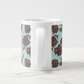 花柄13 ジャンボコーヒーマグカップ (裏面)