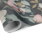 花柄13 |折り返し紙 ラッピングペーパー (ロールコーナー)