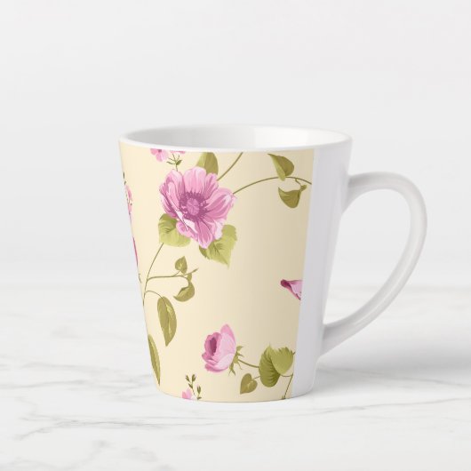 花柄16 カフェラテマグ (右)