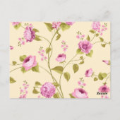 花柄16 ポストカード (裏面)