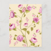 花柄16 ポストカード (正面)