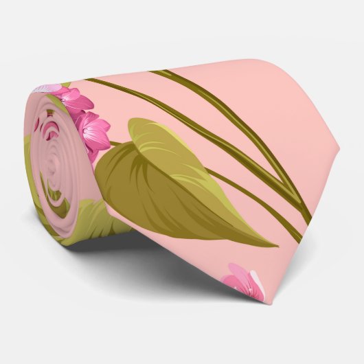 花柄17 ネクタイ (ロール)