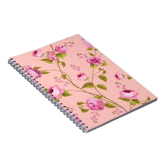 花柄17 ノートブック (右側)