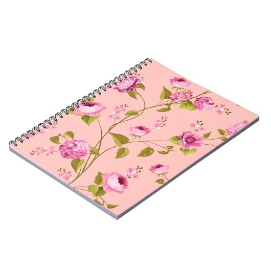 花柄17 ノートブック (左側)