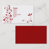 花柄22 名刺 (正面/裏面)