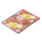 花柄2 ノートブック (左側)