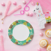 花柄2 ペーパープレート (パーティー)