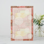 花柄2 便箋 (スタンド正面)