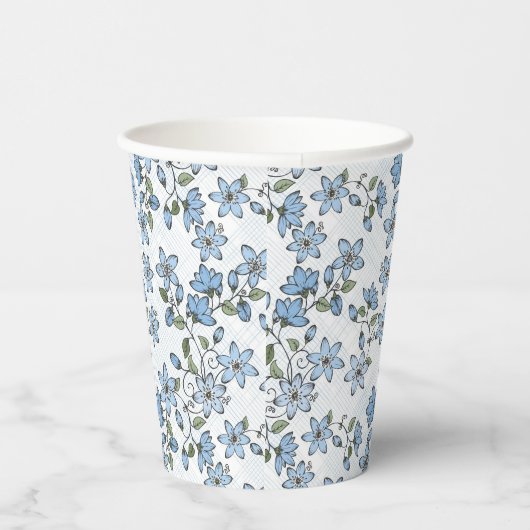 花柄2 紙コップ (右)